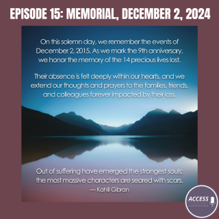 Episode 15: Memorial December 2, 2024